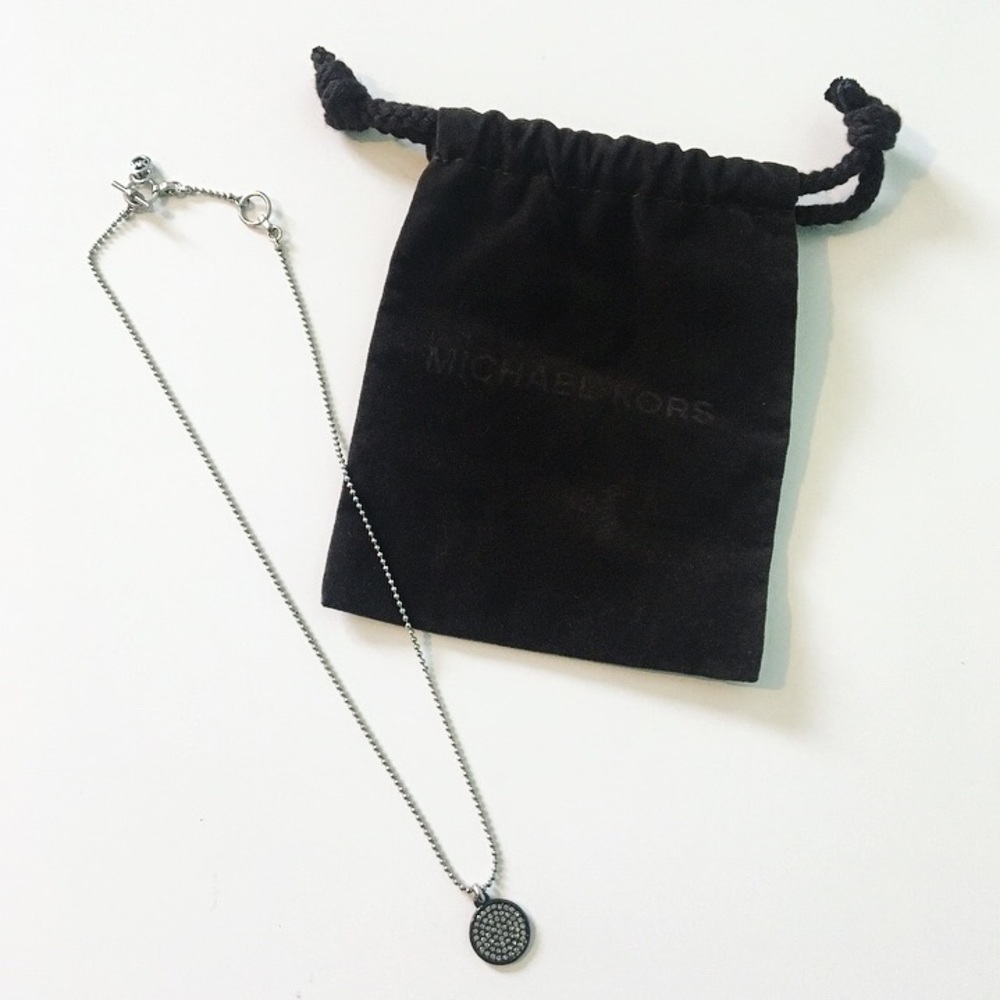 Michael Kors Pavé Stone Pendant Necklace